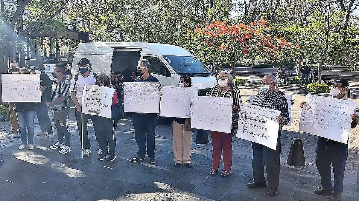 Manifestación de jubilados en Ags